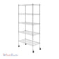 18" x 36" x 72" 5-Tier Wire Shelving