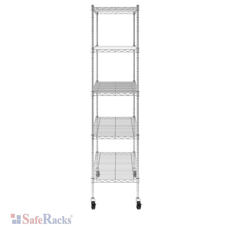 18" x 36" x 72" 5-Tier Wire Shelving