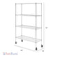 18" x 48" x 72" 4-Tier Wire Shelving