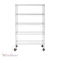 18" x 48" x 72" 5-Tier Wire Shelving