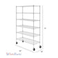 18" x 48" x 72" 6-Tier Wire Shelving