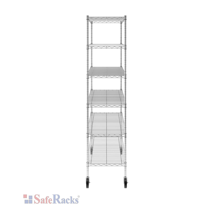 18" x 48" x 72" 6-Tier Wire Shelving