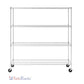 18" x 72" x 72" 4-Tier Wire Shelving