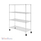 24" x 60" x 72" 4-Tier Wire Shelving