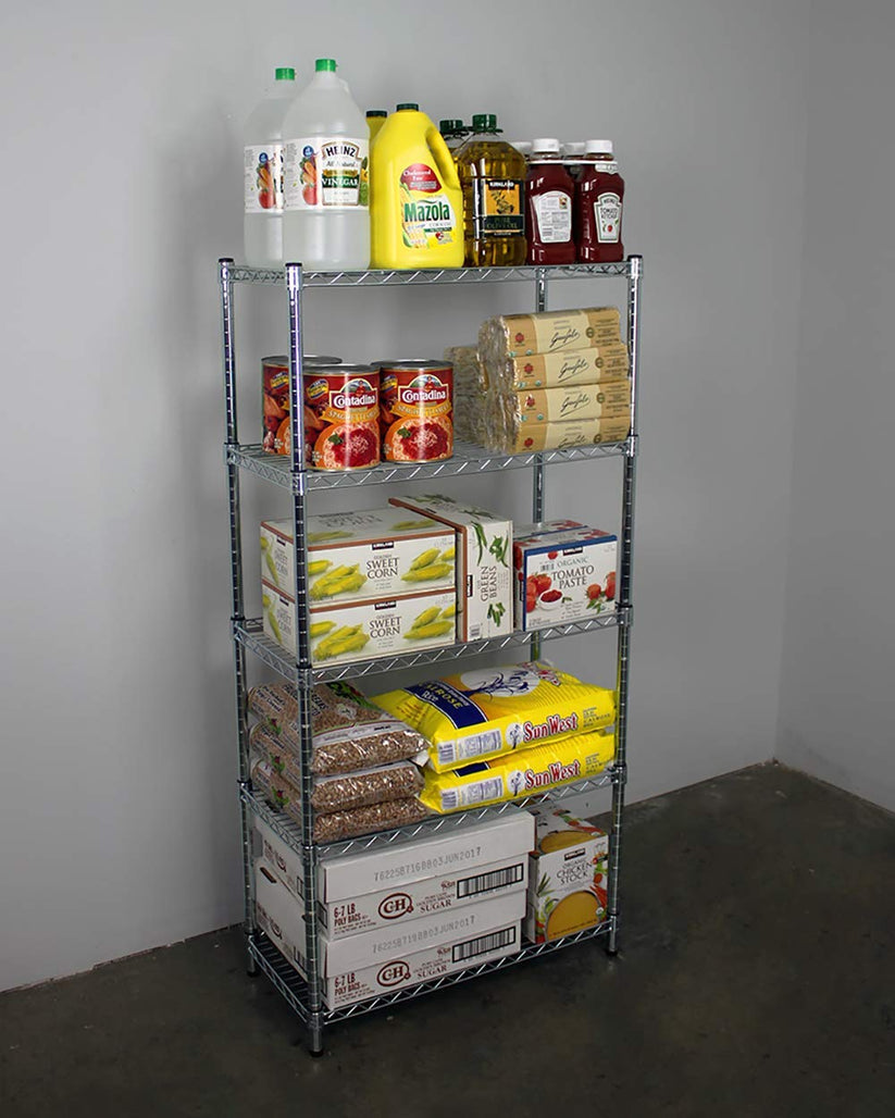 18" x 36" x 72" 4-Tier Wire Shelving