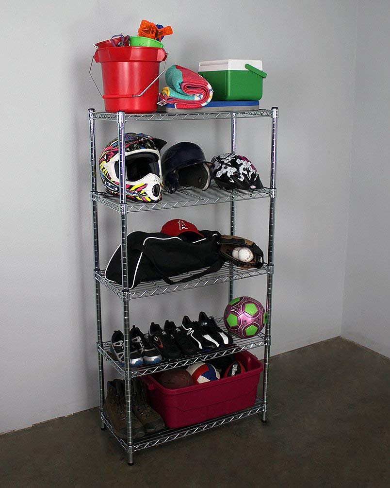 18" x 36" x 72" 4-Tier Wire Shelving