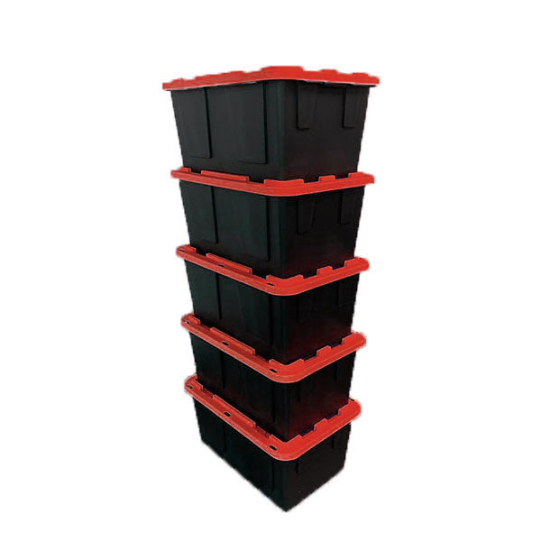 4' x 8' Overhead Garage Storage Bundle w/ 5 Bins (Red)